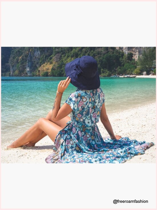 Packable Wide Brim Bucket Sun Hat UV Protection UPF 50+ Adjustable main image 7